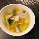 温まる☆野菜たっぷり中華風とろみスープ